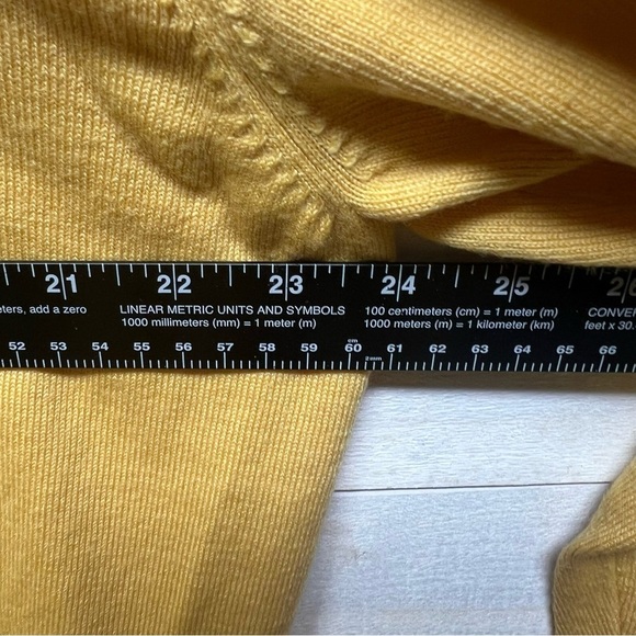 Brooks Brothers Sweater XL Italian Merino WoolYellow - Picture 10 of 10